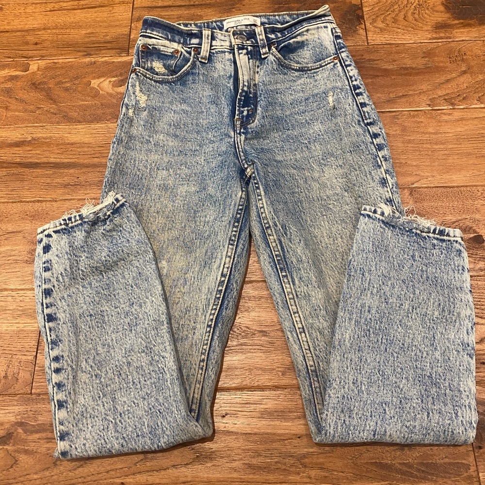 high rise mom jeans